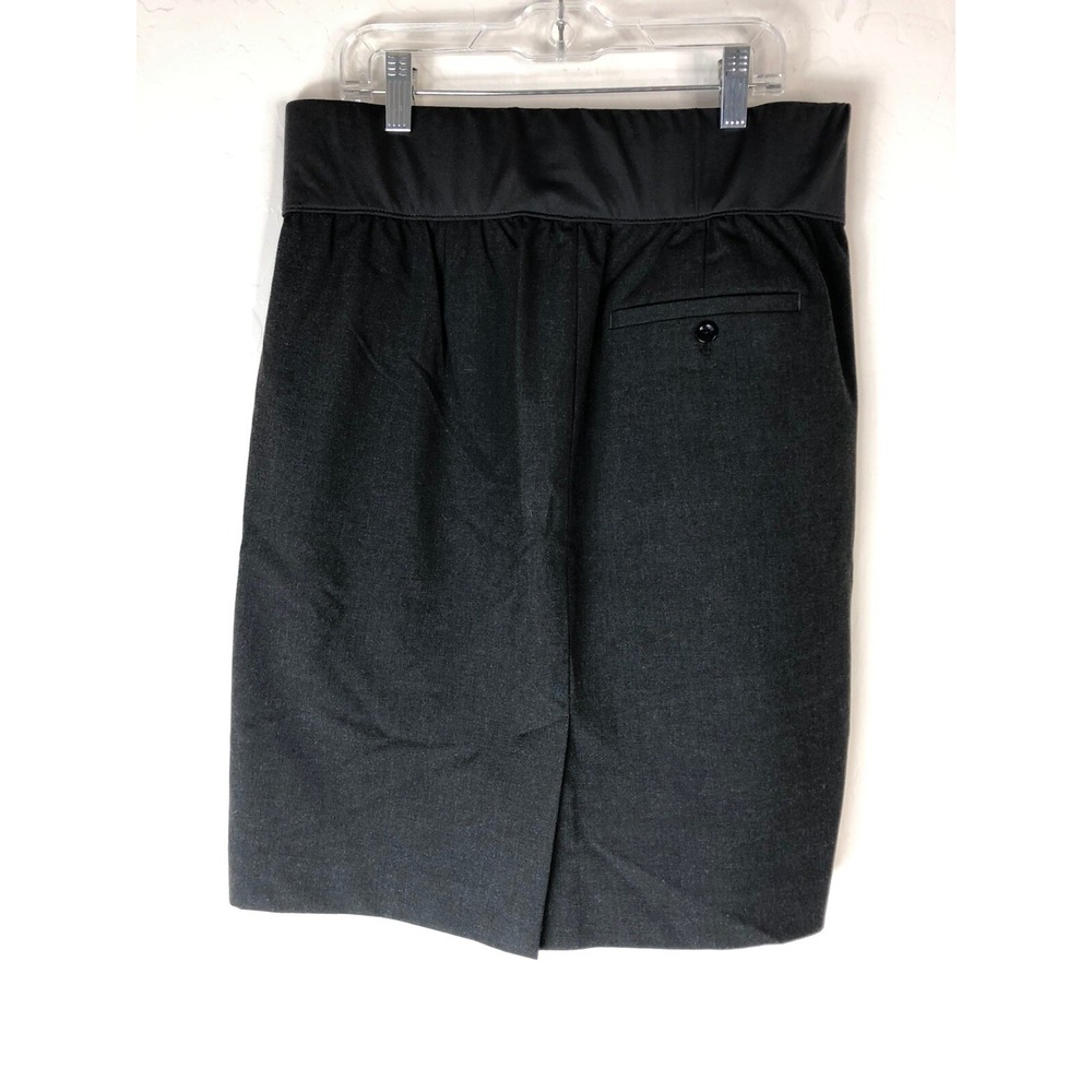 GAP Maternity Size 6 Gray Skirt Work Career Pockets - Picture 2 of 4